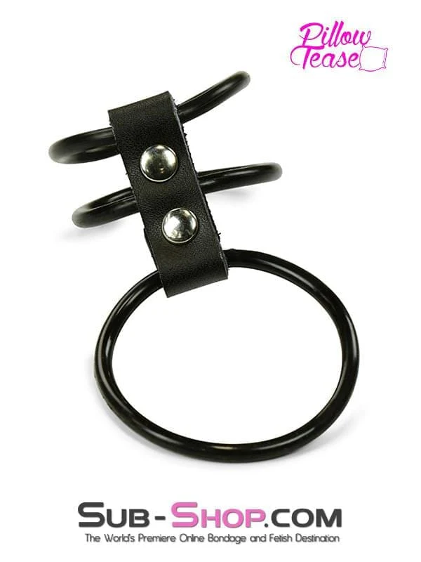 1794DL Rubber 3 Ring Cock & Balls Rings - MEGA Deal
