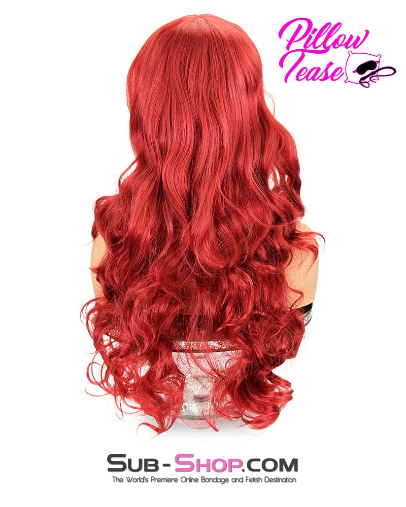 9960AE Scarlet 22" Long Red Curly Wig - Image 10
