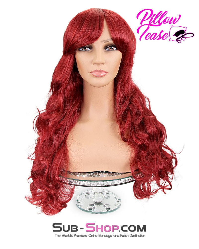 9960AE Scarlet 22" Long Red Curly Wig - Image 11