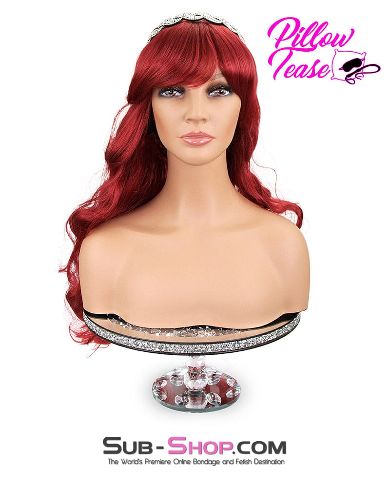 9960AE Scarlet 22" Long Red Curly Wig - Image 14