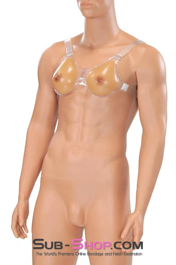 9842RS      Selena Real Feel Silicone Breast Forms with Nipples, A Cup - Image 7