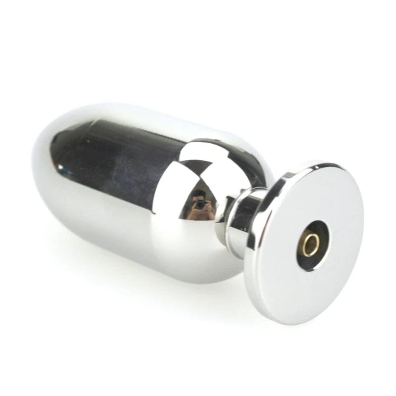 7377M      Serious Bondage Stainless Steel Anal Plug Enema Kit - Image 2