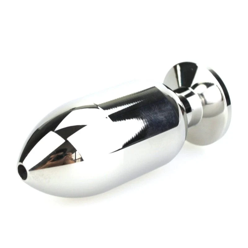 7377M      Serious Bondage Stainless Steel Anal Plug Enema Kit - Image 4