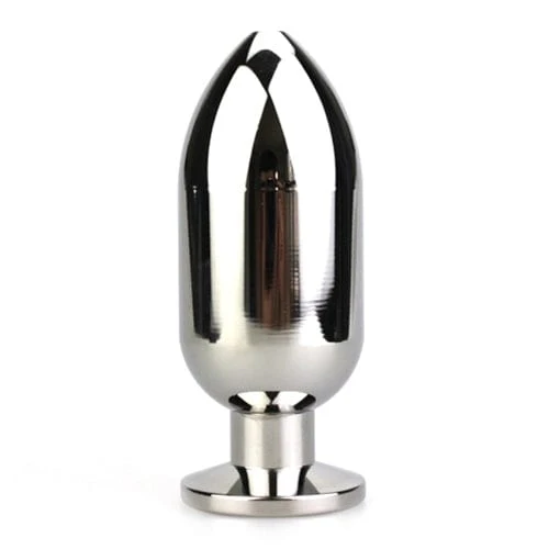 7377M      Serious Bondage Stainless Steel Anal Plug Enema Kit - Image 5