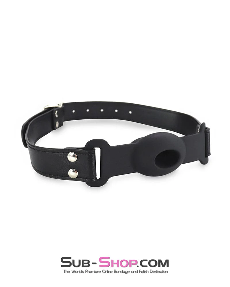 1486M      Silicone Ball Gag with Drooling Hole - Image 7