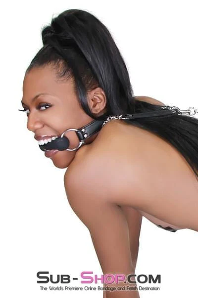 4716RS      Silicone Bit Gag with Leash Reins Set - Image 40