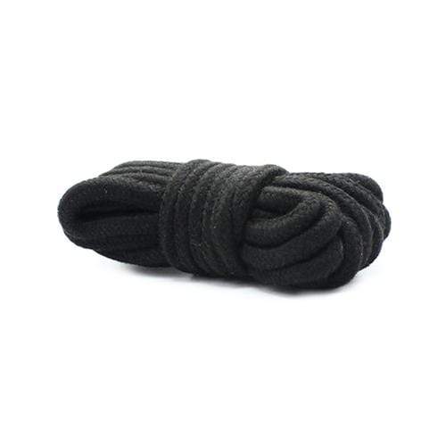 2749M-SIS Rope Bondage Quickie, Black Bondage And Fetish Cotton Rope - 15 feet - Image 5