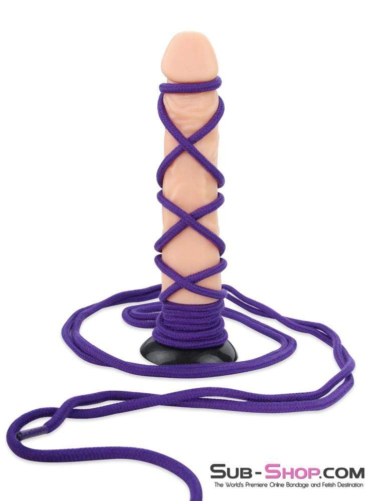 2724M-SIS Rope Bondage Quickie, Purple Bondage And Fetish Cotton Rope -15 feet - Image 6