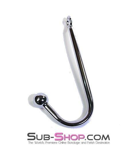 9313HS-SIS Sissy Bar Chrome Steel Ball Bondage Slave Anal Hook