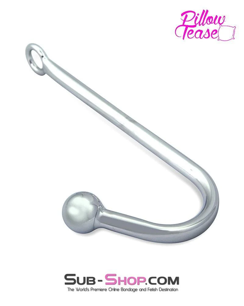 9313HS-SIS Sissy Bar Chrome Steel Ball Bondage Slave Anal Hook - Image 2