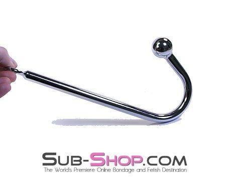 9313HS-SIS Sissy Bar Chrome Steel Ball Bondage Slave Anal Hook - Image 4