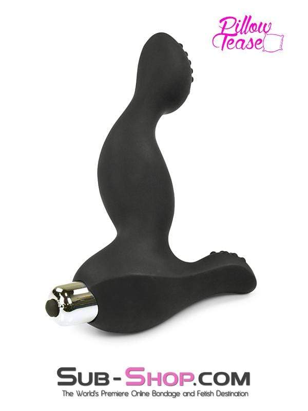 1712M-SIS      Sissy Bitch Boi Prostate & Perineum Vibrating Silicone Dual Point Anal Massager - Image 3