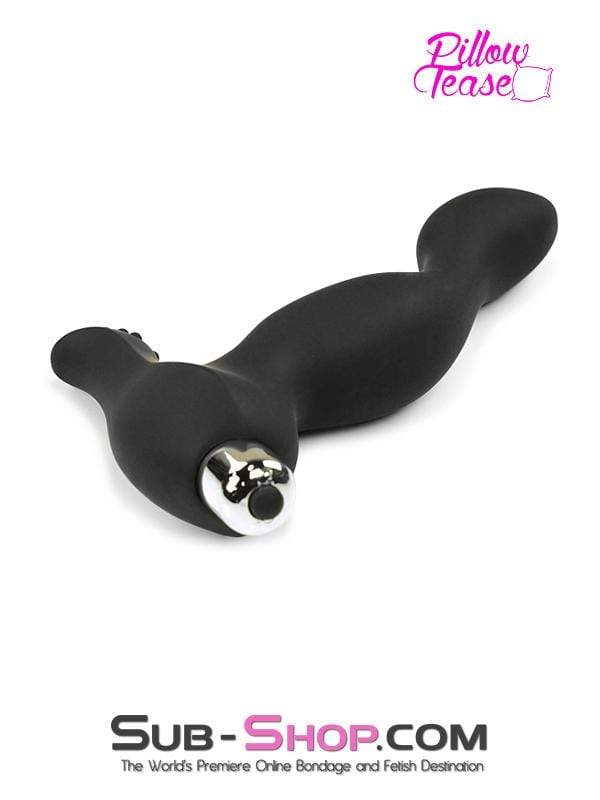 1712M-SIS      Sissy Bitch Boi Prostate & Perineum Vibrating Silicone Dual Point Anal Massager - Image 4