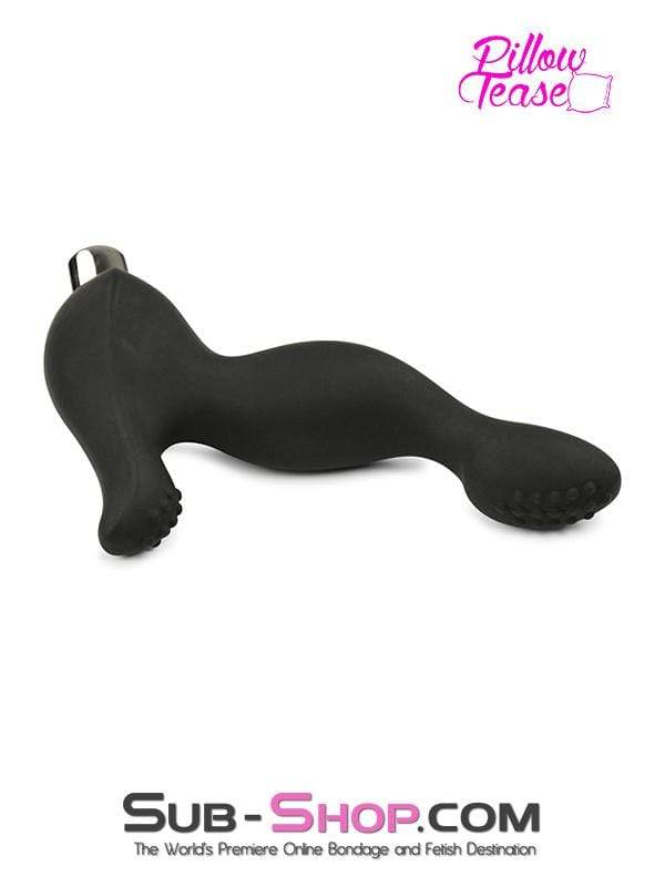 1712M-SIS      Sissy Bitch Boi Prostate & Perineum Vibrating Silicone Dual Point Anal Massager - Image 5
