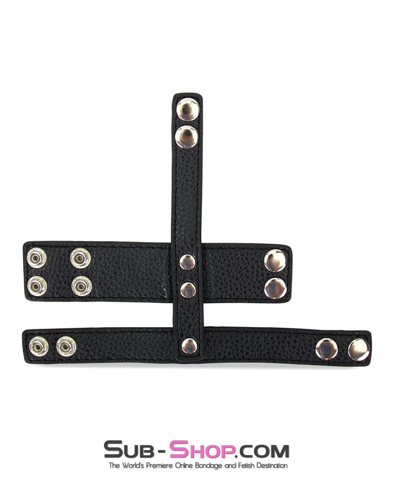 0342M-SIS      Sissy Boi's 1.5" Ball Stretcher and Cock Straps - Image 2