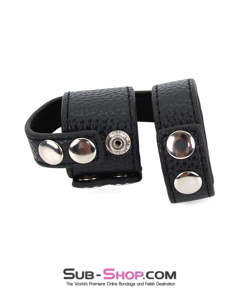 0342M-SIS      Sissy Boi's 1.5" Ball Stretcher and Cock Straps - Image 4