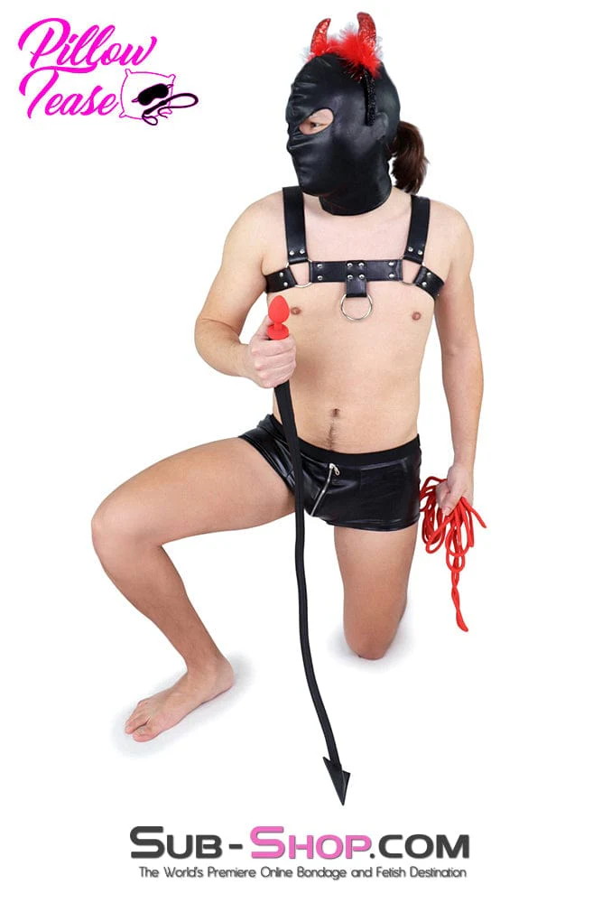 0389DL-SIS      Sissy Bondage Chest Harness with Front Lead Ring - Image 18