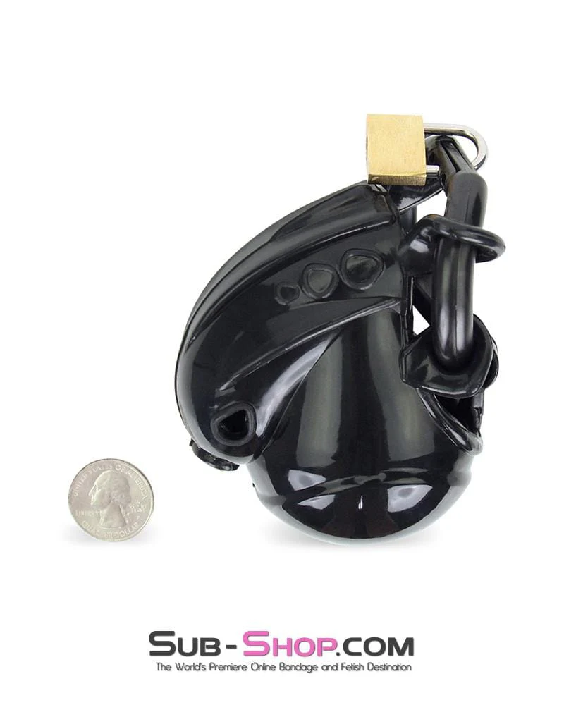 6897M-SIS      Sissy Bondage Full Coverage Cock Locker Male Chastity Tease and Denial Cage