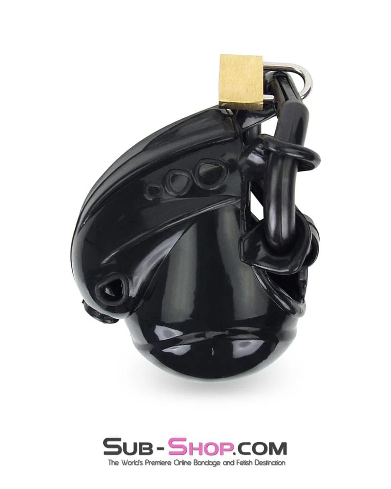 6897M-SIS      Sissy Bondage Full Coverage Cock Locker Male Chastity Tease and Denial Cage - Image 6