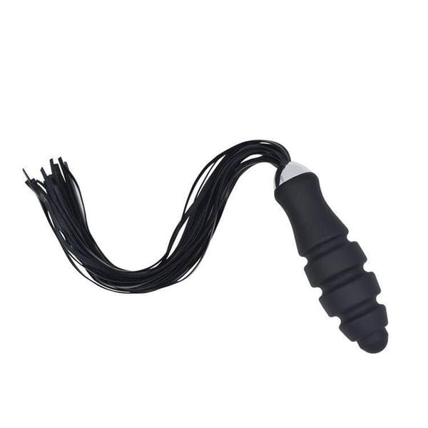 0889M-SIS      Sissy Bondage Toys Deluxe Large Graduated Silicone Anal Dildo Whip - Image 3