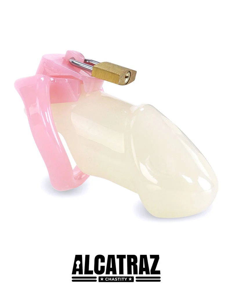 1384AR      Sissy Tease and Denial Locking Pink Cock Chastity - Image 3