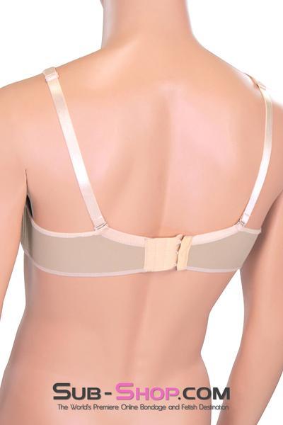 9869RS-SIS      Sissy Feminization Sissy Submissive Lola Pretty Silicone Breast and Nipples Chest Form Enhancers with Open Cup Bra, B Cup - Image 5