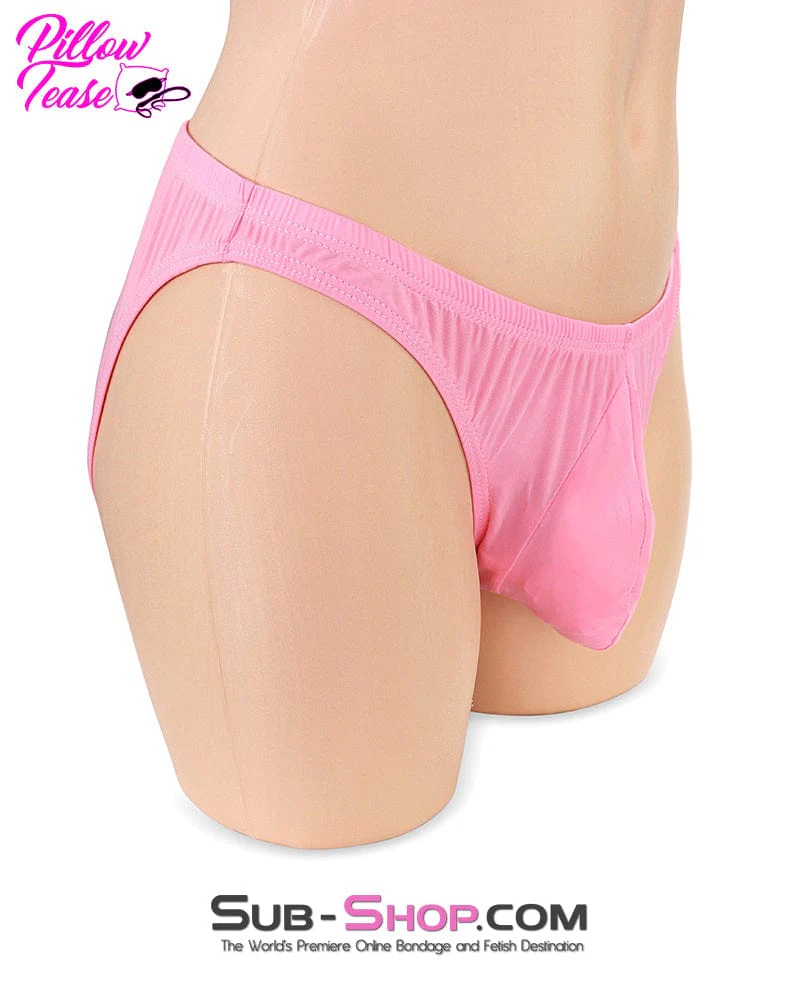 7013DL Sissy Hypnosis Slut Pink Pouch Man Panties Crossdressing Gear - Image 4