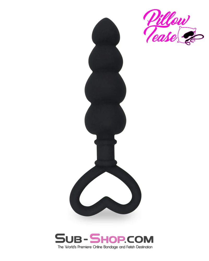 3305DL-SIS      Sissy Servant Beaded Luv Probe Anal Pleaser Plug