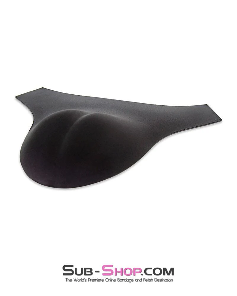 8825AE Sissy Slave Pussy Black Padded Fake Vagina Panty Insert