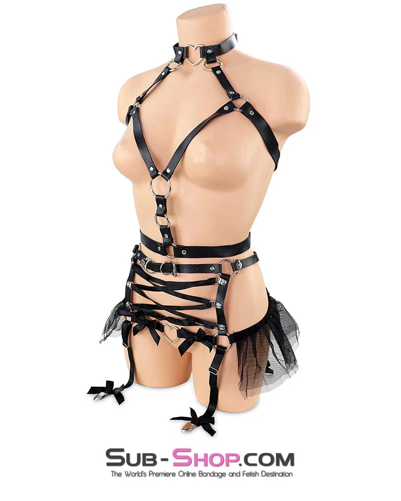 2353DL-SIS      Sissy Slaveboy's Crossdressing Bondage Body Forced Feminization Fantasy Dominant Woman Harness Kit - Image 2