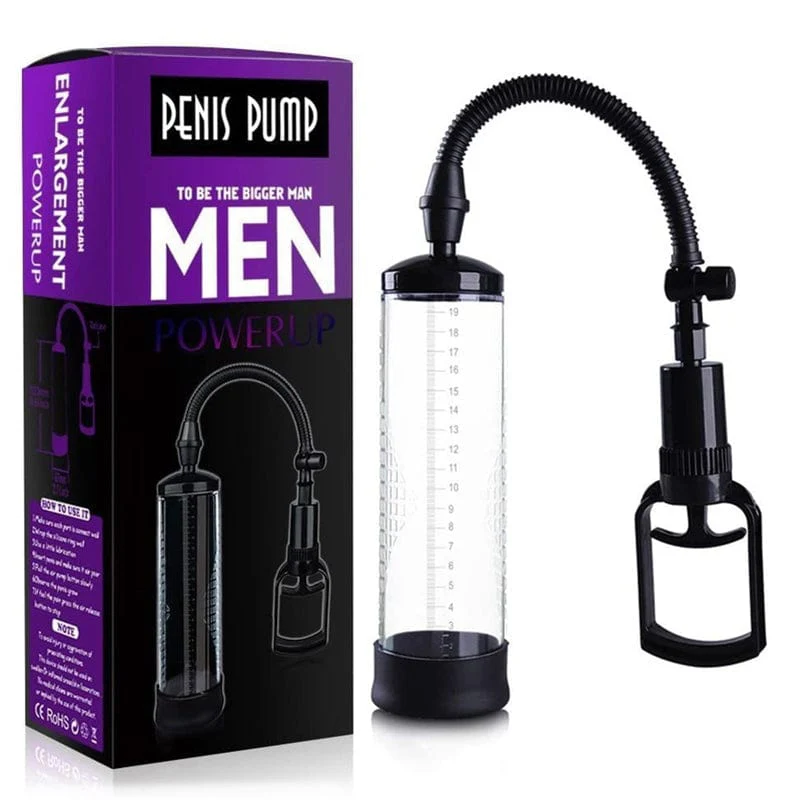 7342M-SIS Sissy Tease Penis Enlarger Pump, Trigger Vacuum - Image 3