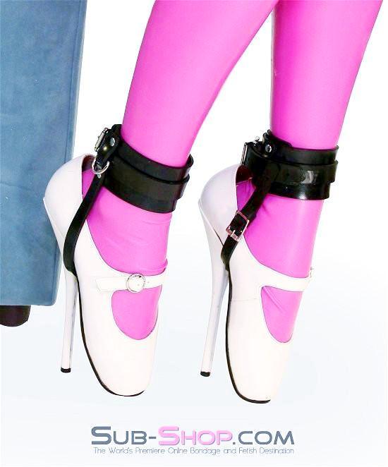 0969A-SIS      Sissy Vixen Rubber Stamp Shoe Bondage Cuffs - Image 16