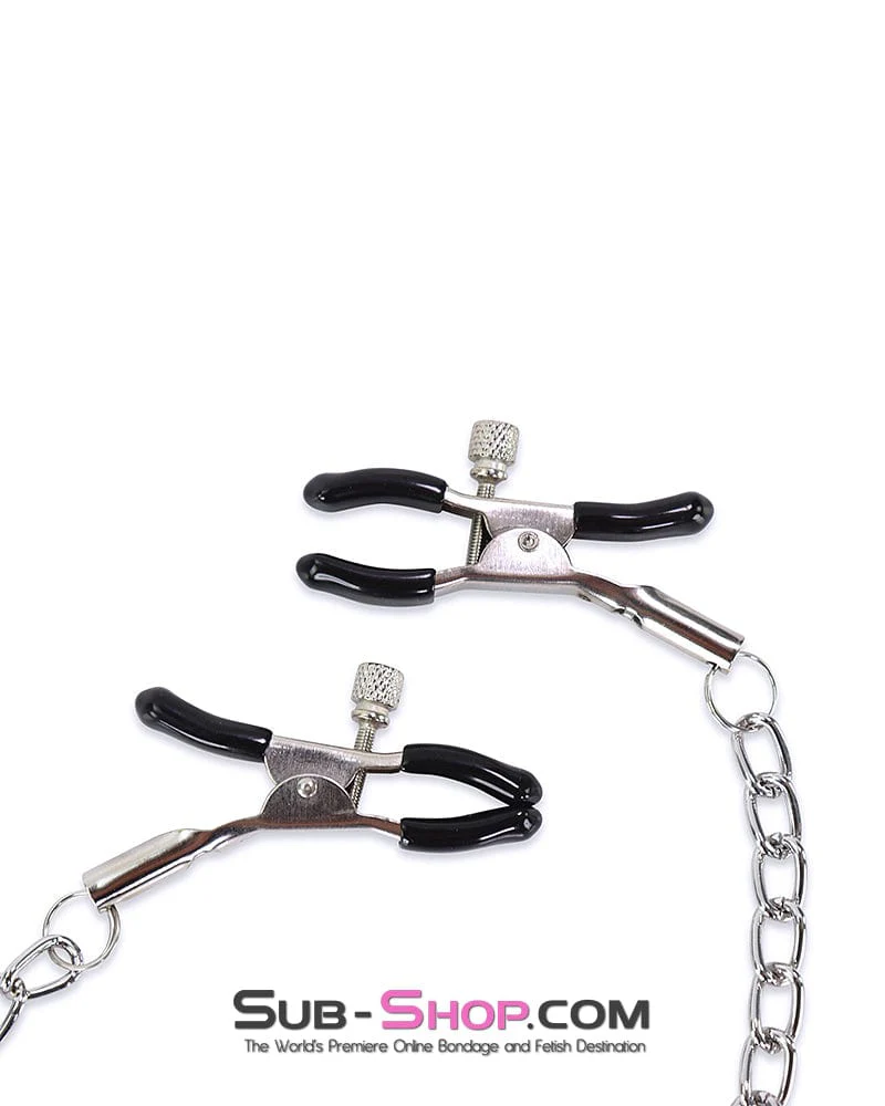 7283DL      SLUT Adjustable Nipple Clamps with SLUT Tag - Image 3