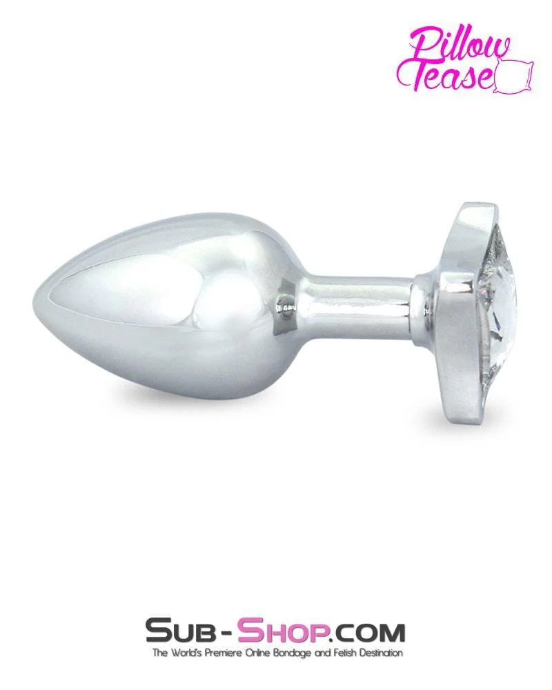 0304E      Small Starburst Crystal Chrome Anal Plug - LAST CHANCE - Final Closeout! - Image 6