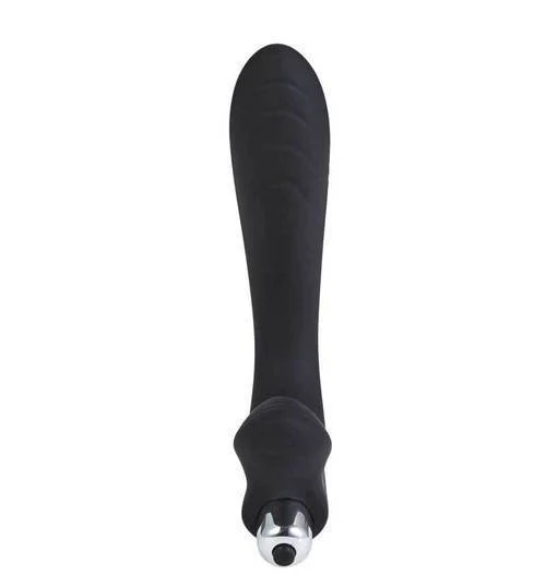 9928M      Soft Black Silicone Anal Prostate Stimulator - LAST CHANCE - Final Closeout! - Image 6