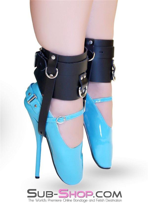 6790A Stiletto Prisoner Wide Locking Shoe Cuffs - Image 3