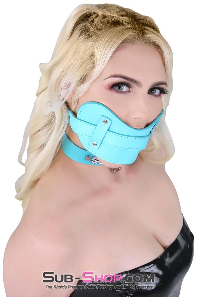 1322MQ Stuff It Good Locking Tiffany Muffler Panel Strap Stuffed Ball Gag - Image 10