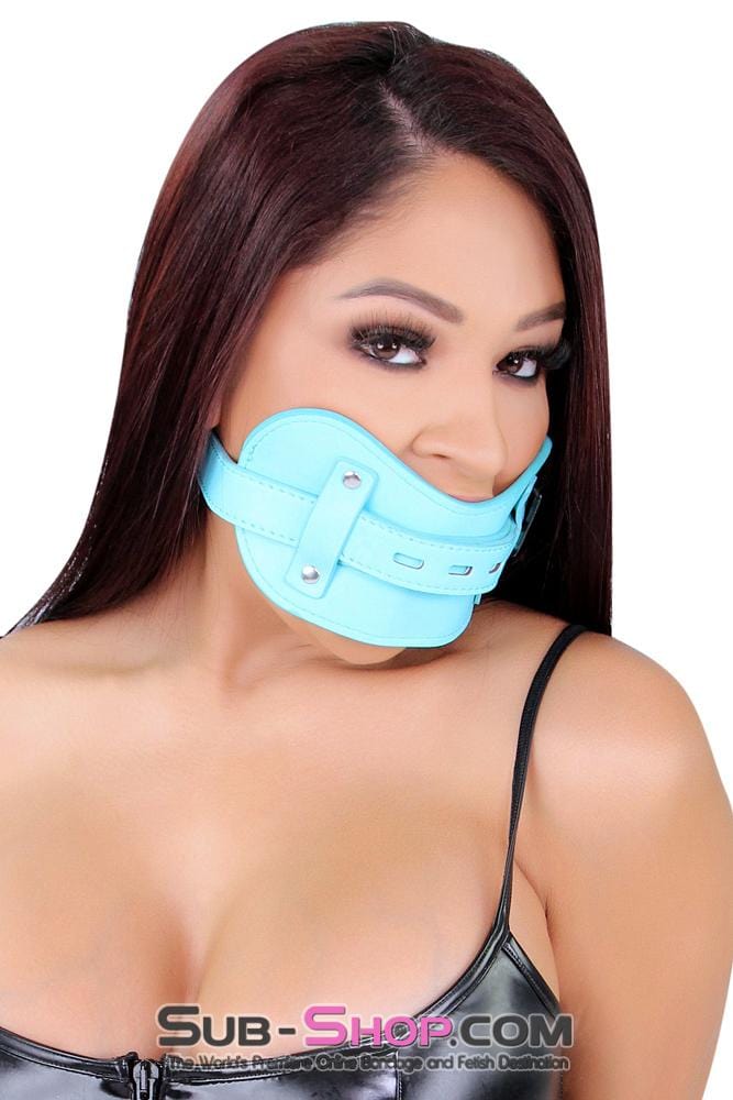 1322MQ Stuff It Good Locking Tiffany Muffler Panel Strap Stuffed Ball Gag - Image 12