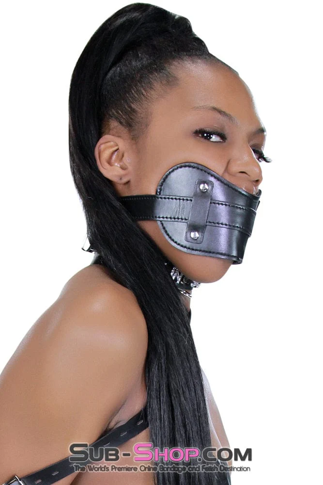 8954DL Stuffed Slave Mouth Locking Panel Gag - MEGA Deal - Image 7