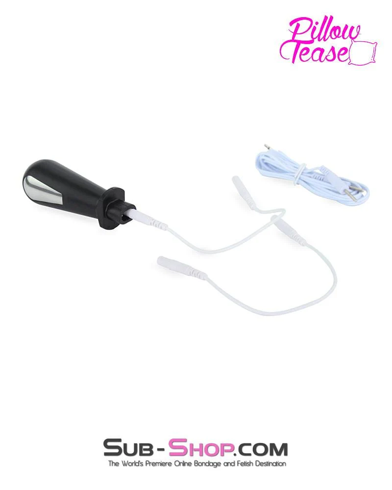 7866M      Sub-Shock Electrosex Vaginal or Anal Pleasure Probe with Lead Wires - Image 6