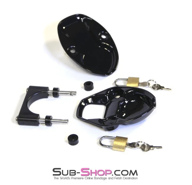 7321AR Super Crusher Locking Cock and Ball Chastity Torture Set - MEGA Deal - Image 9