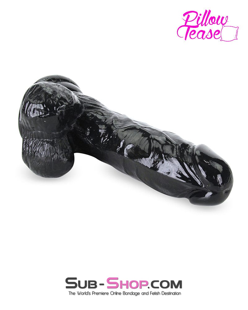 7246M Super Man Realistic 5" Black Suction Cup Dildo with Balls - Image 3