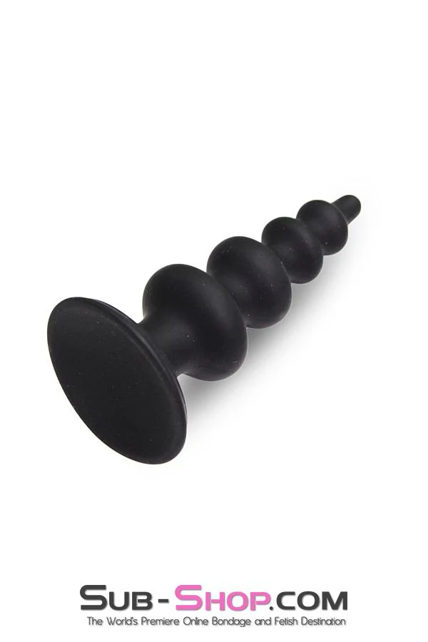 0203M Super Ripple Suction Cup Base Butt Plug - LAST CHANCE - Final Closeout! - Image 4
