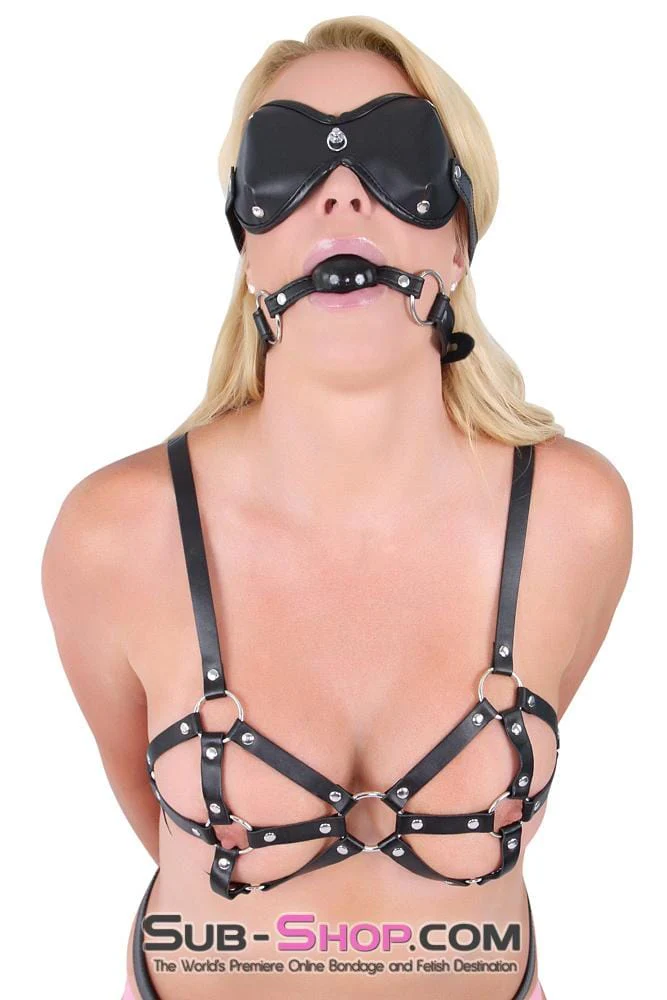 1354M Supreme Coverage Blindfold with Kitten Post Hardware - Image 13