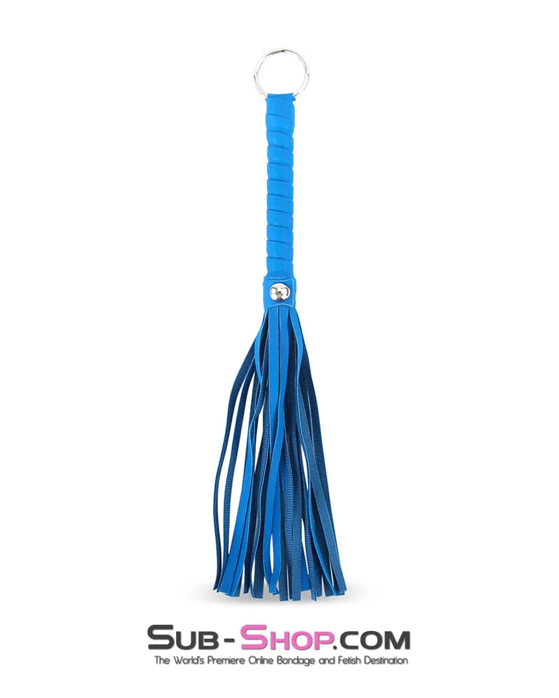 2429MQ <b>BOGO!</b> Tantric Blue Mini Flogger - Image 2