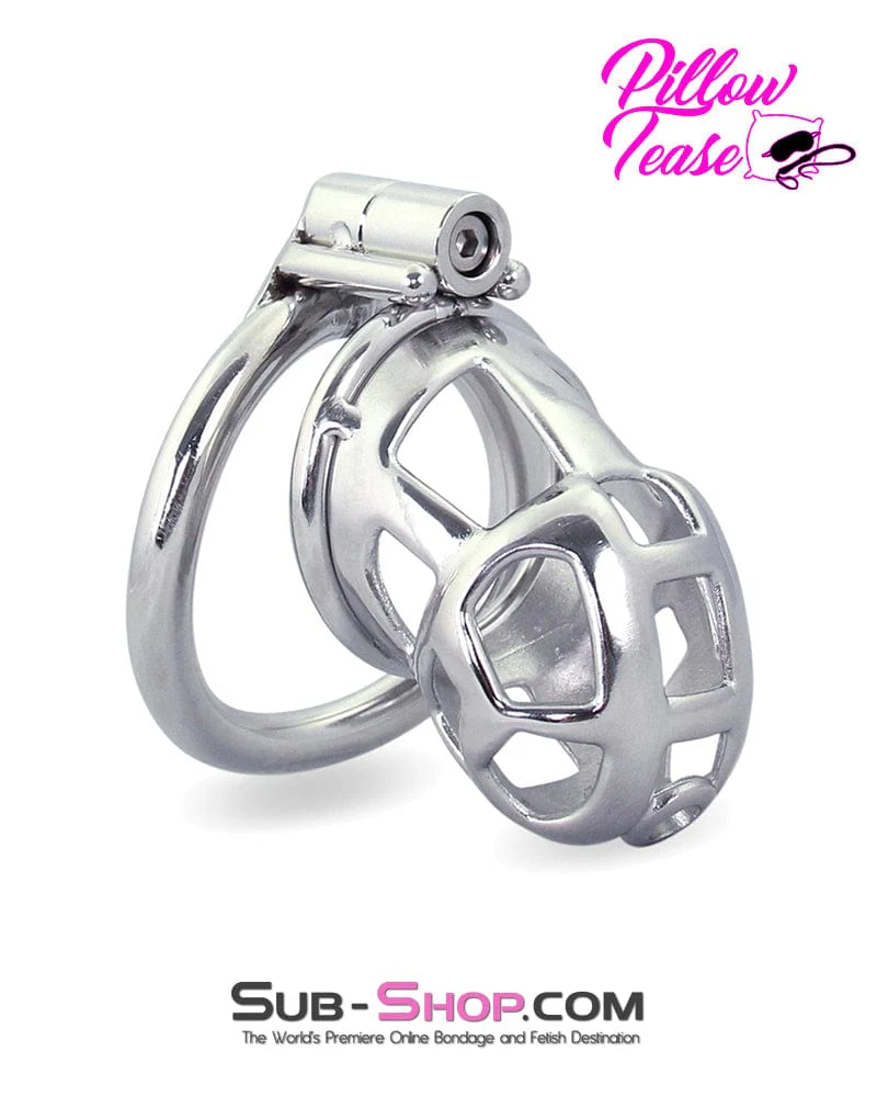 1489AR Tempt and Tease Steel Male Teasing Chastity Cage