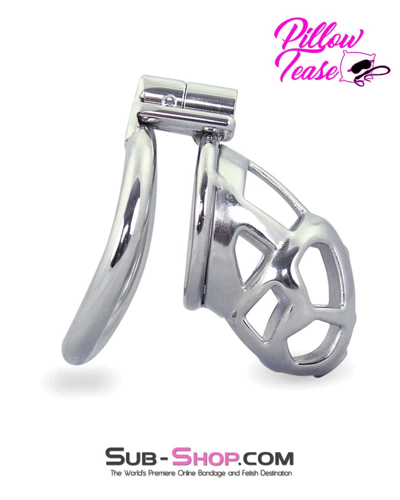 1489AR Tempt and Tease Steel Male Teasing Chastity Cage - Image 3