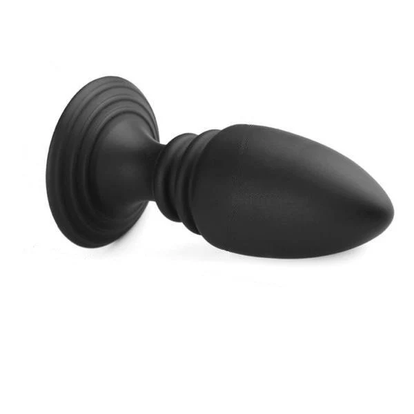 9766M      The Bullet Silicone Butt Plug with Suction Cup Base - LAST CHANCE - Final Closeout! - Image 4