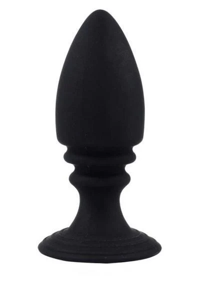 9818M      The Missile Black Silicone Butt Plug - LAST CHANCE - Final Closeout! - Image 2