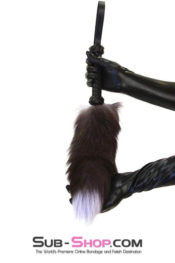 9035DL Tickle Me Pink 19” Fox Tail Bondage Tickler Sensation Wand - LAST CHANCE - Final Closeout! - Image 3